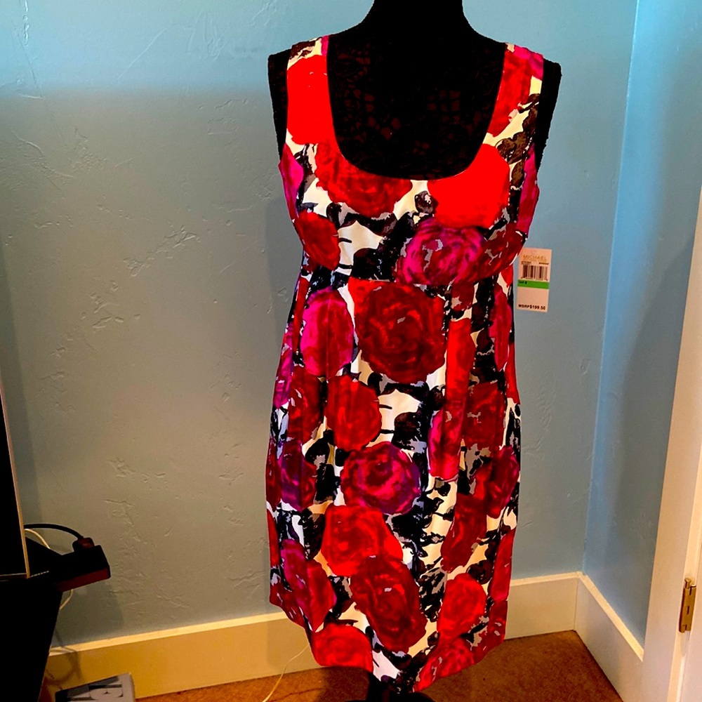 Michael Kors silk dress - brand new - size 8 - beautiful